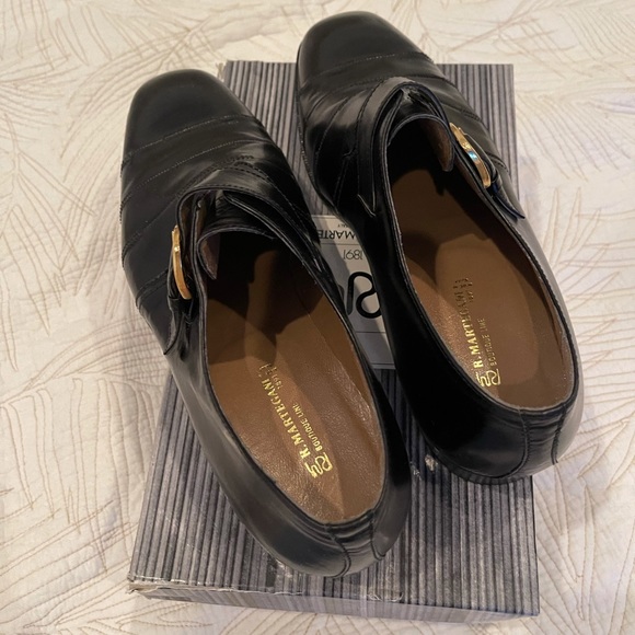 Vintage Romano Martegani Black Loafers NWT - Picture 3 of 11
